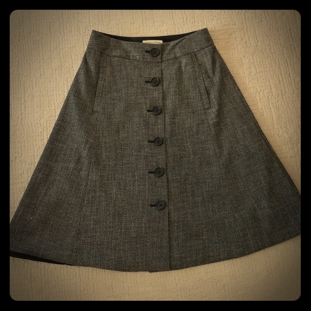 Vintage inspired high waisted skirt